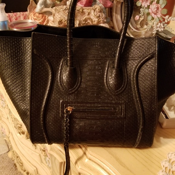 Black phython Celine  bag in good condition - Picture 2 of 8